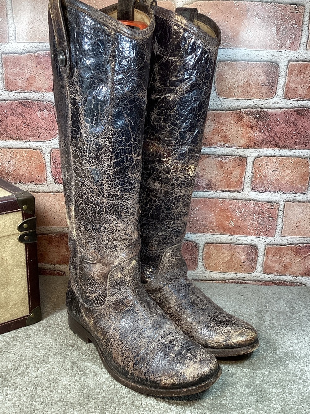 Frye Melissa Button Trail women’s tall riding boots size 7